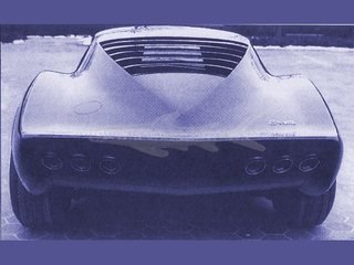 The Mako Shark II show car, 1965