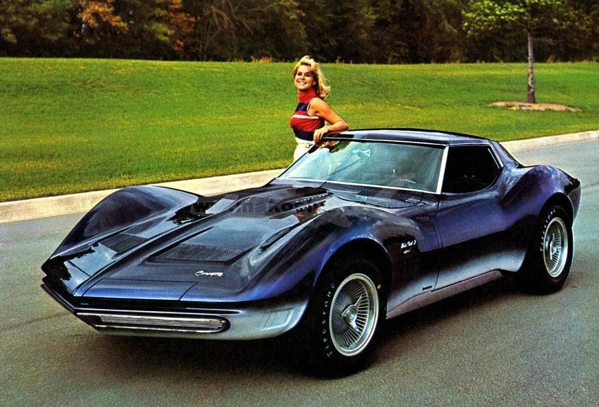 The Mako Shark II show car, 1965