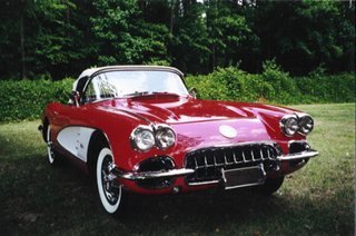 '59 Corvette in all its glory: 2nd Flight at NCRS in '98